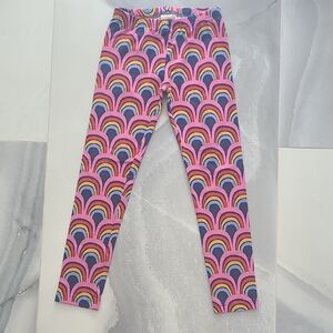 Hanna Andersson Pink and Purple Rainbow Leggings